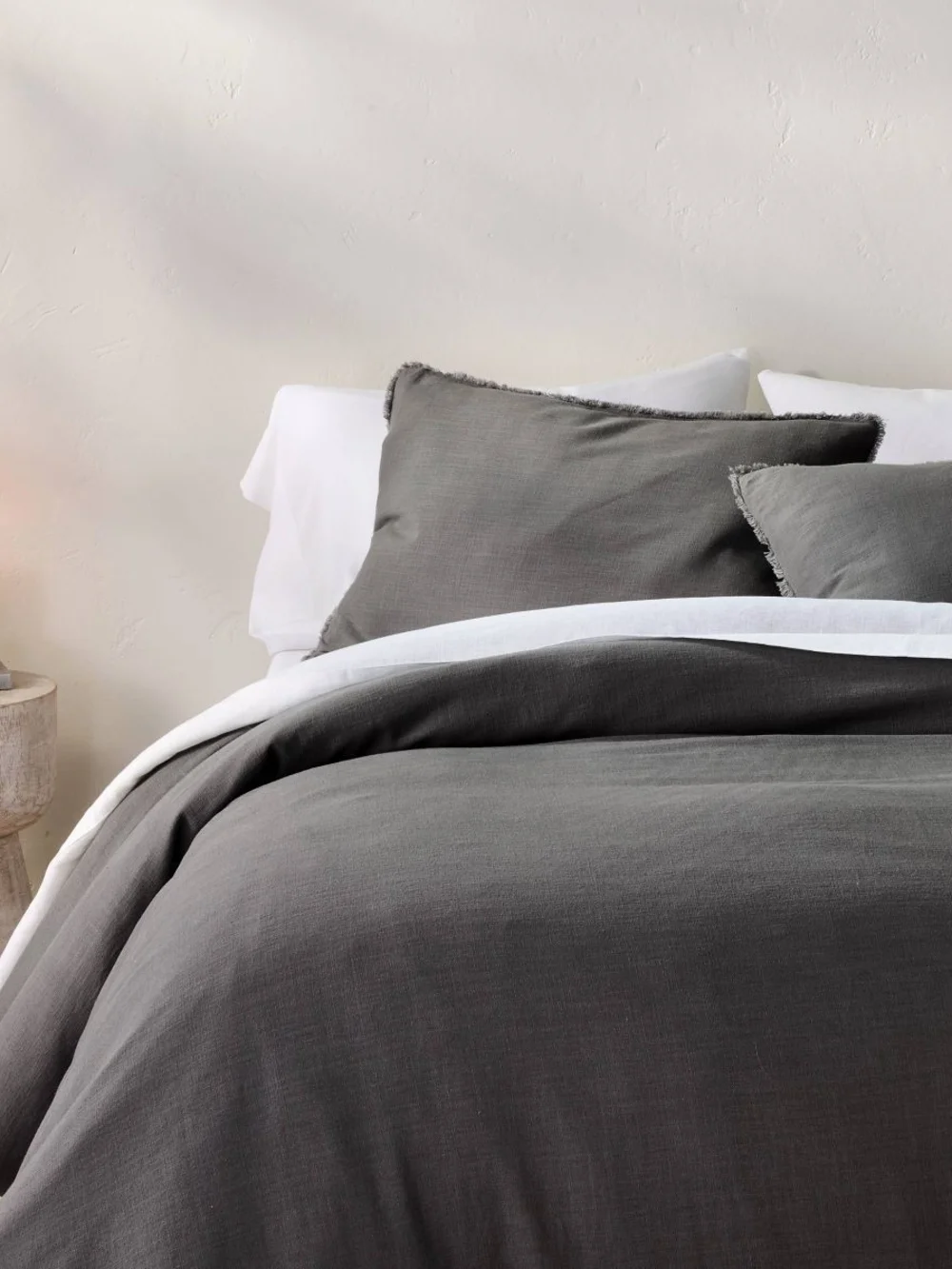 Linen-Rayon Duvet Cover Set - Casaluna Full/queen